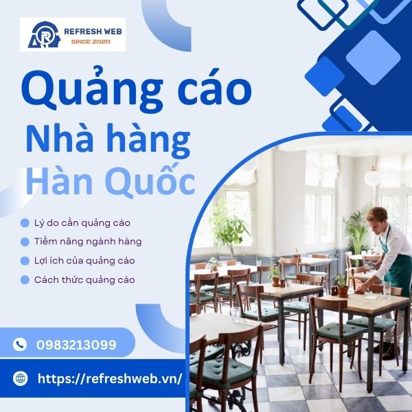 Cách Quảng cáo Nhà Hàng Hàn Quốc Hiệu Quả