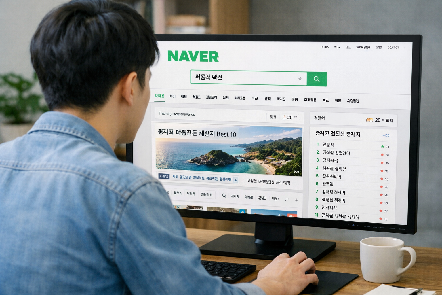 Người Hàn thường tìm kiếm thông tin trên nền tảng chính là Naver 
