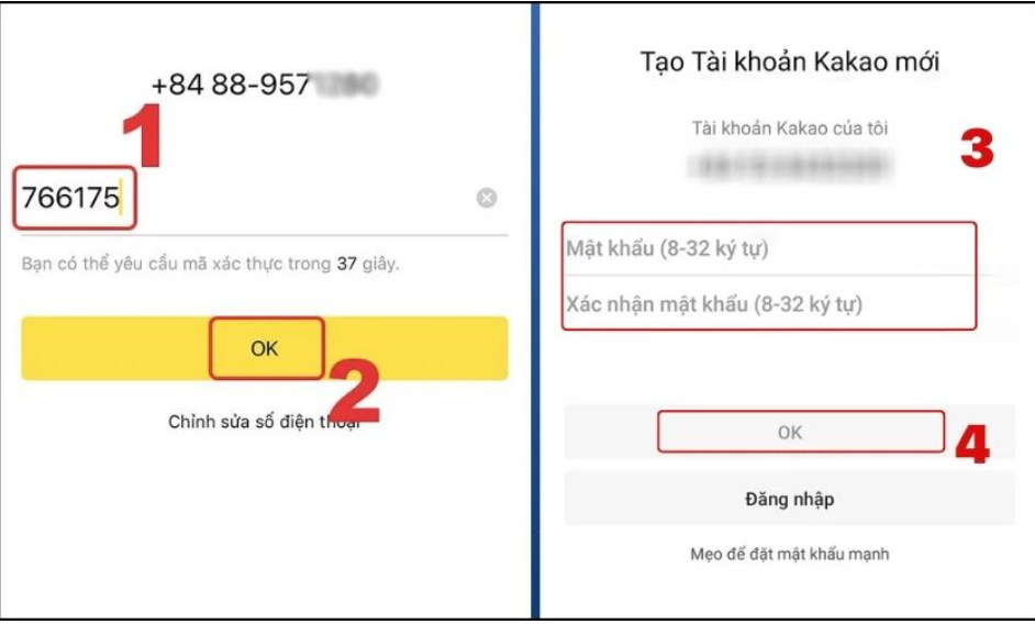 Cách tạo tài khoản kakaotalk 